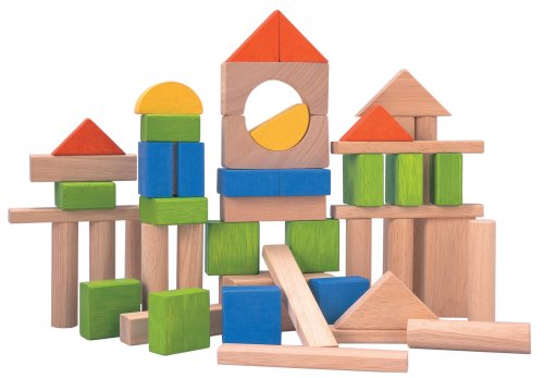 Childrens Toyshop  Toys : Plan Toys 395129: 50 Blocks