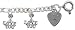 Sterling Silver "I LOVE YOU" Charm Anklet