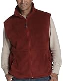 Columbia Sportswear Men's Cathedral Peak Fleece Vest, Beet, Large