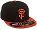 MLB San Francisco Giants Authentic On Field Alternate 59Fifty Fitted Cap, Black/Orange, 7 1/4