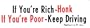 IF YOU'RE RICH - HONK IF YOU'RE POOR - KEEP DRIVING decal bumper sticker