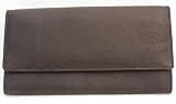 Quality soft calf Hide Black Leather Purse - from Prime Hide - Gift boxed