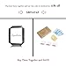 SuperSoldier Fitbit Blaze Accessories .Fitbit Blaze Frame. Stainless Steel Metal Frame For Fitbit Blaze Smart Watch (Black,1PC)