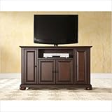 Crosley Furniture Alexandria 48" TV Stand in Vintage Mahogany Finish