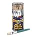Chenille Kraft 5167 Wood Handle Colossal Flat Brushes, Assorted Colors. 30 Brushes/Canister