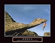 Goals - Rock Climber, Motivational Poster