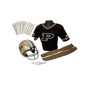 Franklin Sports NCAA Purdue Boilermakers Deluxe Youth Team Uniform Set, Small