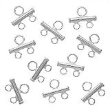 Sterling Silver Double Bead Strand Reducer Connector 41Ar83ONOpL. SL160 Sterling Silver Double Bead Strand Reducer Connector