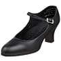 Capezio Women's Student Footlight Character Shoe,Black,8.5 W US