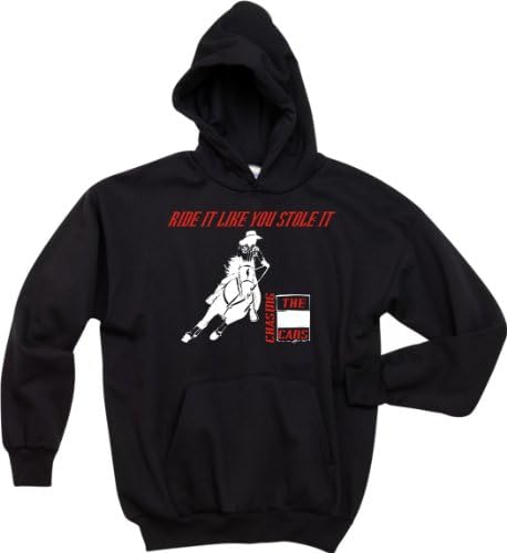 Barrel Racing RIDE IT LIKE YOU STOLE IT Black Hoodie - Small