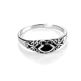 FOJO's Genuine Onyx Marquise Ring