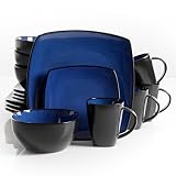 UPC 085081918123 product image for The Boutique Beautiful Soho Lounge 16 Piece Blue Dinnerware Set | upcitemdb.com