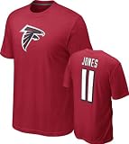 Julio Jones #11 Red Nike Atlanta Falcons Name & Number T-Shirt