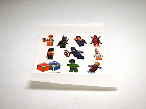 Building Block Minifigure Spiderman Super Hero Marvel Mini figure + FREE minifgure sticker