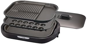 TIGER ホットプレート これ1台 プレート3枚タイプ ブラウン CRC-A300-T