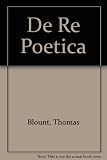 De re poetica, 1694