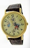 Rare Nos Men's Lorus Quartz Disney's Three Little Pigs Animated Watch