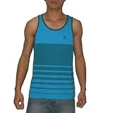 DC Mens Crew Neck Surf & Skate Sleeveless Shirt / Vest - Blue