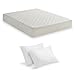 Sleep Innovations 10-Inch SureTemp Memory Foam Mattress With 20-Year Warranty, with 2-Bonus Memory Foam Pillows, Queen Size