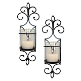 Pomeroy Pentaro Candle Holder Sconce Wall Lighting - Set of Two