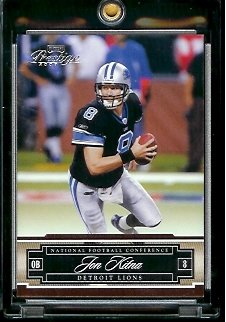 2007 Playoff Prestige Football Card #50 Jon Kitna - Detroit Lions - Mint Condition - Shipped In Protective ScrewDown Case!
