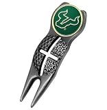 South Florida Bulls USF NCAA Cross Hair Golf Divot Tool Black