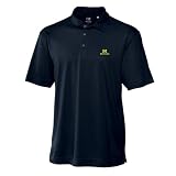 NCAA Men's Michigan Wolverines Navy Blue Drytec Genre Polo
