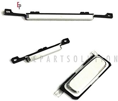 ePartSolution-Samsung Galaxy S4 i9500 i9505 i337 M919 i545 L720 R970 White Home Button +Volume+Power Button Replacement Part USA Seller
