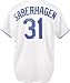 Bret Saberhagen Kansas City Royals Autographed Majestic Jersey with 2X CY Inscription