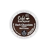 Café Escapes Hot Cocoa, Dark Chocolate, K-Cup Portion Pack for Keurig Brewers, 24-Count