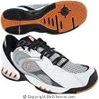 Prince Men's MV4 (White/Black/Orange) Tennis Shoes, Available in Sizes 7.5 thru 14