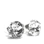 925 Sterling Silver Stud Earrings set with Swarovs&hellip by pewterhooter