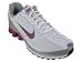 NIKE Shox Turmoil+ Womens Leather Athletic Running Shoes Sneakers White/Pink/Silver