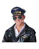 Deluxe Pilot Captain Hat Adult