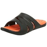 Speedo Men's Deck Pro Slide,Black/Orange,8 M