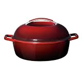 Review KitchenAid 51158 / KitchenAid 12-Inch Cast-Iron Chicken Fryer, Garnet