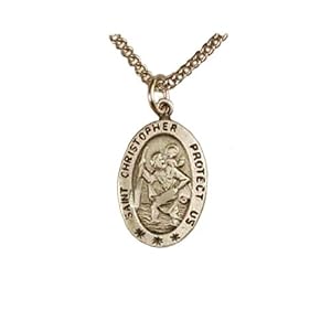 St. Christopher Pewter Medal,18