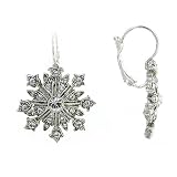 Crystal Fantasy Snowflake Earrings