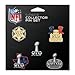 NFL Super Bowl XLV 45 North Texas 5 Pin Collectors Set