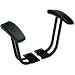 Alera IN49AKB10B T-Arms for Interval Series Swivel/Task Chairs, Black