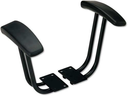 Alera IN49AKB10B T-Arms for Interval Series Swivel/Task Chairs, Black