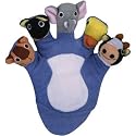 Kingsley Terry Wash Glove with Multi Animal Head Design