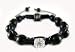 Black Onyx Beaded Adjustable Bracelet