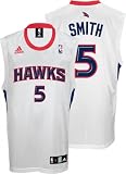 Josh Smith Youth Jersey: adidas White Replica #5 Atlanta Hawks Jersey - X-Large (18-20)