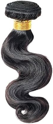 BLACK FRIDAY Gigihair 16" 100% 6A 1 Bundle Brazilian Hair, Body Wave 100g,Unprocessed Human Hair Weave Natural Black Color