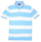 Tommy Hilfiger Men Fashion Striped Logo Polo T-shirt