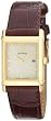 Citizen Men's BW0072-07P Eco-Drive Gold-Tone Leather Watch