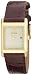 Citizen Men's BW0072-07P Eco-Drive Gold-Tone Leather Watch