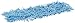 UNISAN 1124 Mop Head, Dust, Looped-End, Cotton/Synthetic Fibers, 24 x 5, Blue
