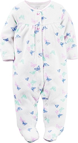 Carter's Baby Girls' Terry Sleep n Play Footie (Baby)